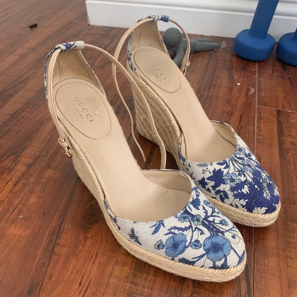 Gucci Floral Espadrilles - Picture 1 of 4